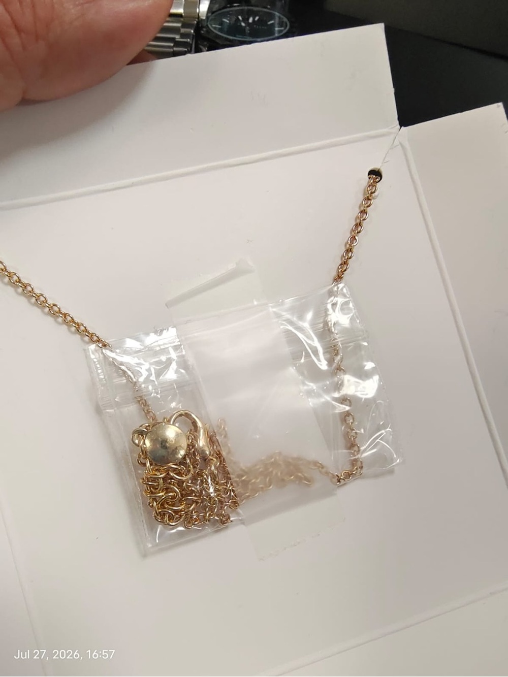 NWOBBaubleBar Gold-Tone Halloween Charm Necklace - Black Cat, Witch Hat, Cauldro - Picture 3 of 3